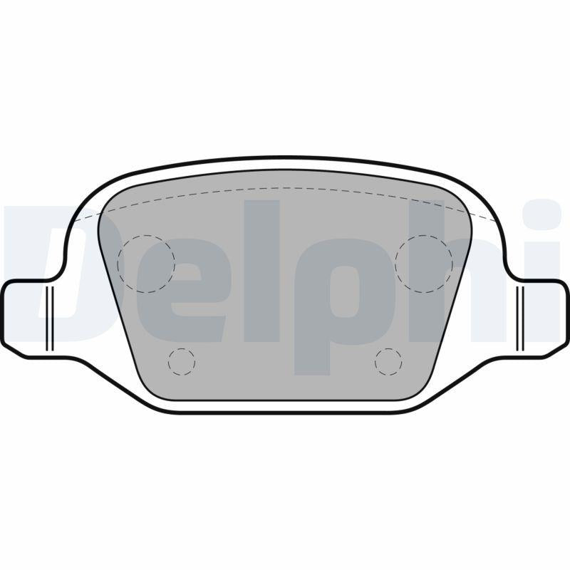 Delphi LP1685 Brake Pad Rear Alfa Romeo 147 156 GT Fiat Linea Lancia Lybra — Brake Pads