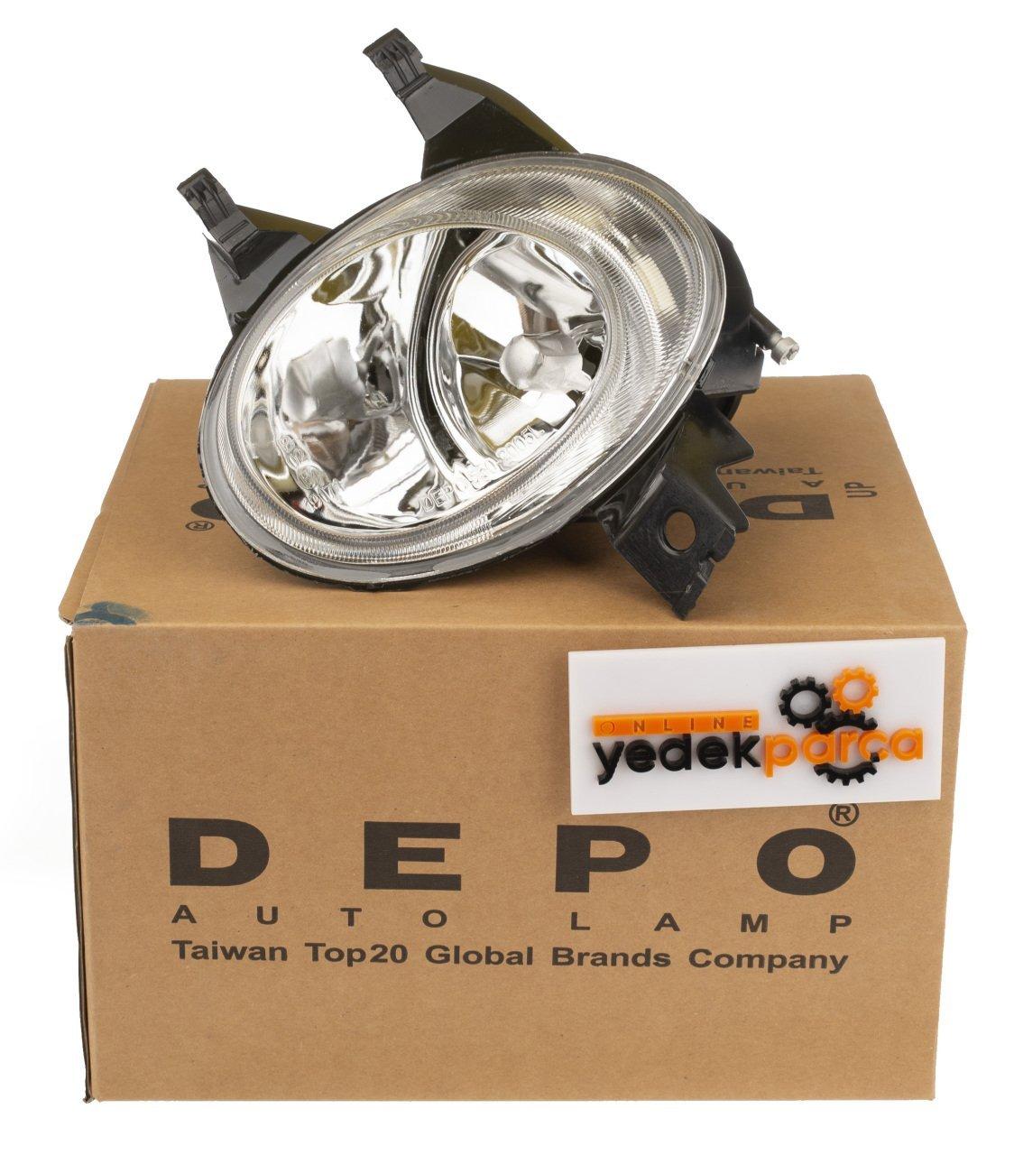 DEPO Left Fog Light - Compatible with Peugeot 206 (1998-2011) — Tail, Signal & Reflectors
