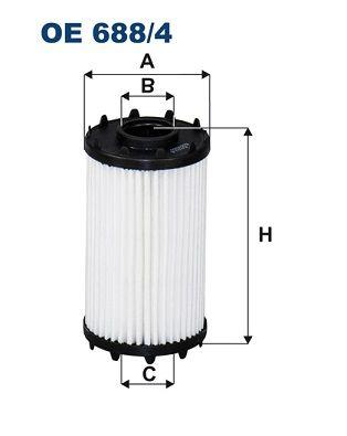 Filtron OE688-4 Oil Filter Audi A4 A5 A6 A7 A8 Q5 Q7 Q8 VW Touareg Porsche Cayenne Panamera