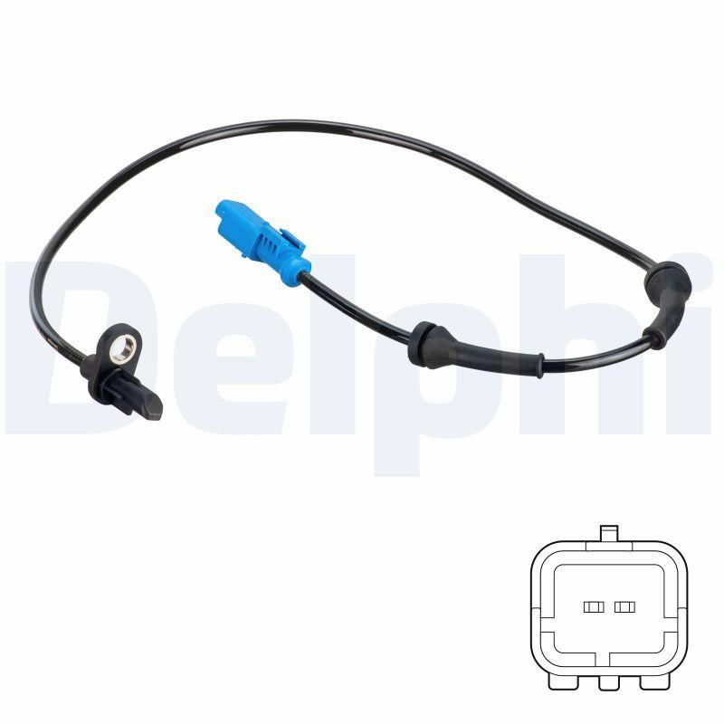 Delphi SS20769 ABS Sensor Rear C3 II C4 Cactus Ds3 — Brake Sensors & ABS