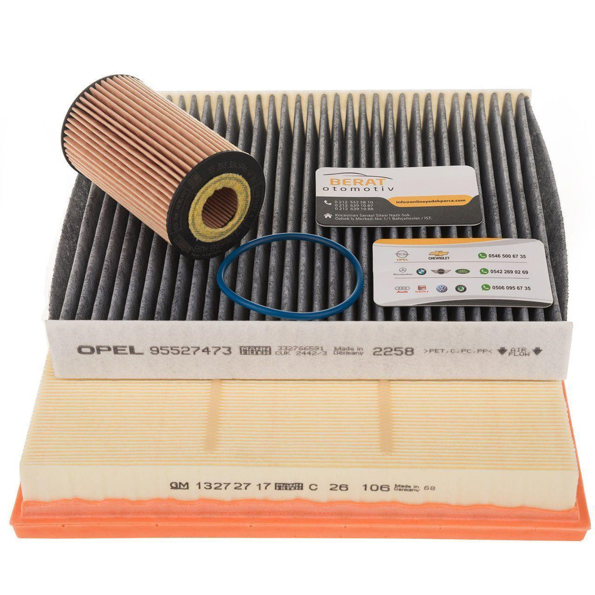 Chevrolet Cruze 1.6 Periodic Filter Set - Original Filters — Maintenance & Service Kits