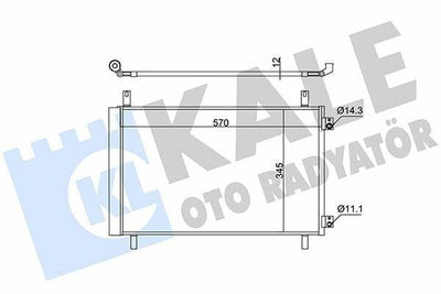 Kale Radiator 382565 - Climate Radiator for Citroen, Mokka, Corsa — Radiators & Fans