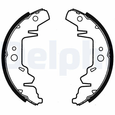 Delphi LS1814 Rear Brake Pabucu Chrysler Voyager II/III, Dodge Caravan, Kia Carnival