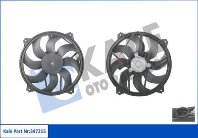 Kale 347215 Fan Motor Peugeot 307/308/3008/5008, Citroen C4/C5/Partner/Berlingo 1.6-2.0 HDi — Motors, Pumps & Antennas