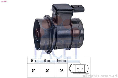 Facet 10.1449 Air Mass Air Flow Sensor Caddy Golf VI Jetta Passat Polo Caya Cayb Cayc Cayd Caye 1 — Engine Management Sensors