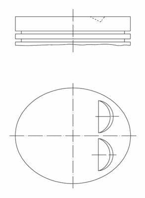 MAHLE Motor Piston Ring (78.5mm) - Standard for TU5J4 — Pistons & Rotating