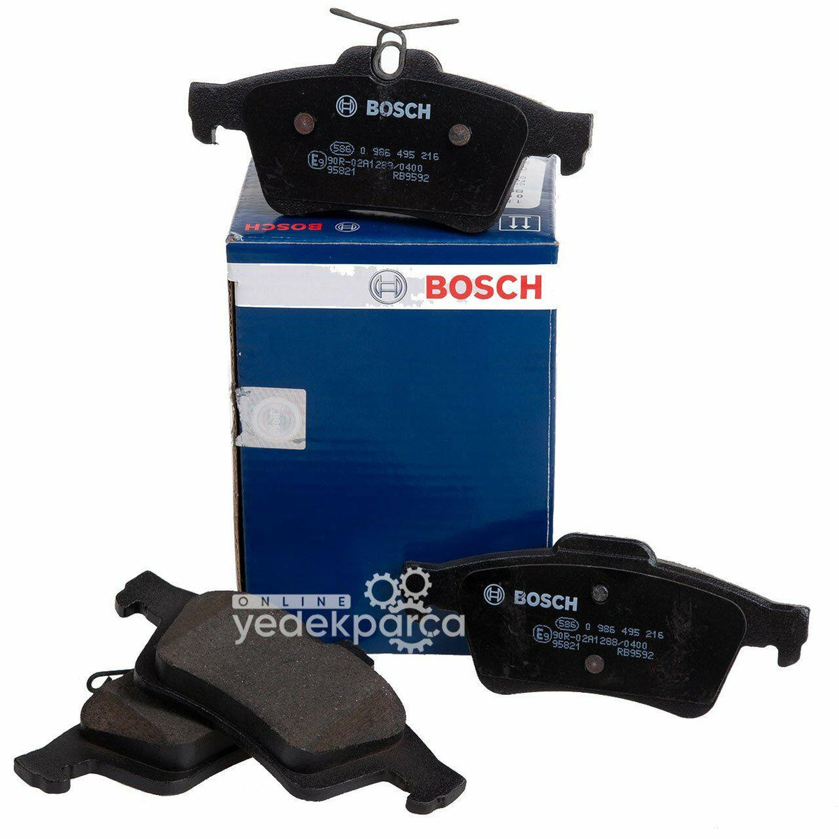 BOSCH Brake Pad Set for Ford Focus 2004-2018 - Compatible with All Engine Types — Brake Pads