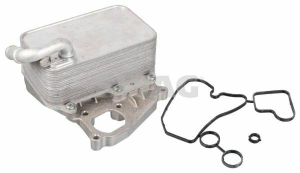 SWAG Oil Cooler 30109681 - High Performance Engine Oil Radiator for VW Audi Porsche — Oil System