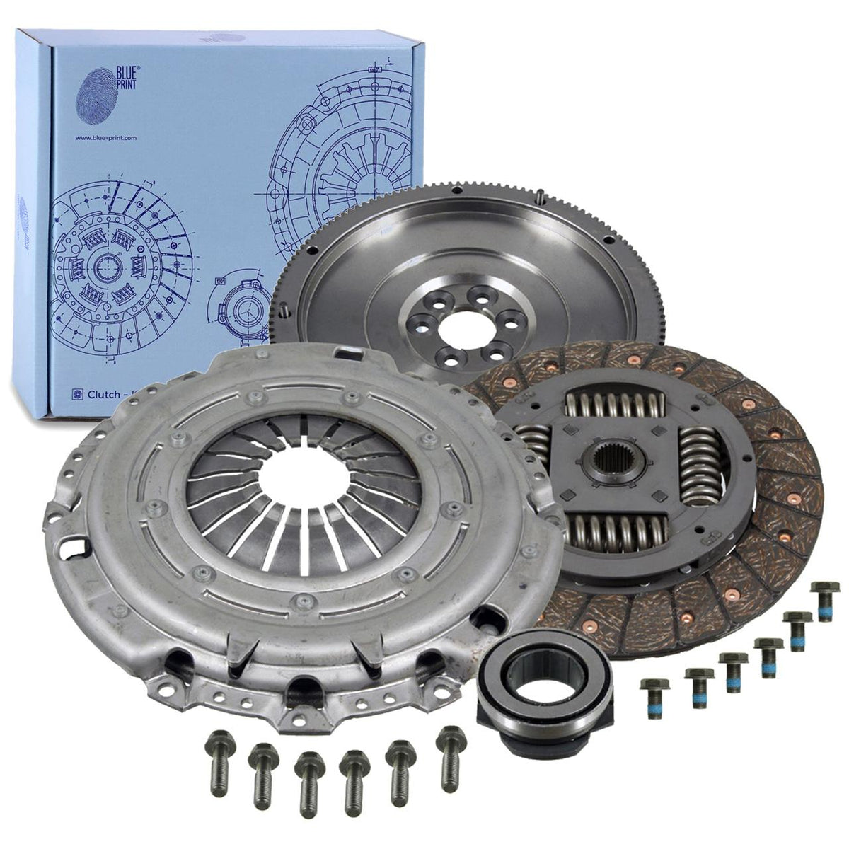 Blue Print ADV183039 Clutch Kit VW Golf IV/Bora 1.9 TDI Agr/Alh/Ahf with Flywheel — Clutch & Flywheel