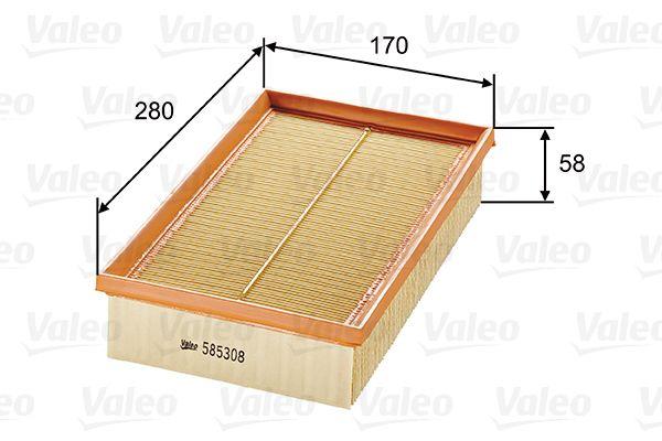 Valeo 585308 Air Filter Mercedes E Class (W124) E 220 — Air & Cabin Filters