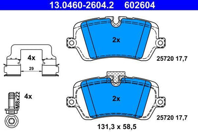 ATE 13.0460-2604.2 Brake Pad — Brake Pads