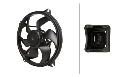 Hella 8EW366420-551 Fan Motor Partner II Berlingo III Xsara Picasso 1.6 HDi with A/C) 306W 385mm 1 — Motors, Pumps & Antennas