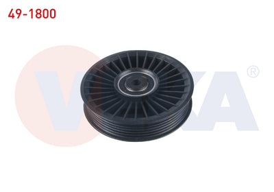 Veka 49-1800 V Belt Tensioner Bearing Plastic 70X24,5 Fiat Albea-Brava-Bravo-Doblo-Marea-Palio-Stilo 1.6 1995-/ Tata Indıca-Indıgo 1.4 2005-2011 / Volvo S60 2.4 D-S80 2.4 D 2001-Xc90 2.4 D5 20