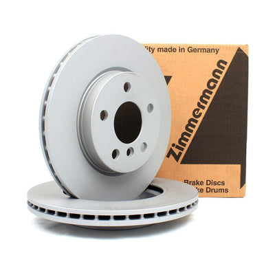 Zimmerman 150.2926.20 Mini Cooper D F55-F56 Front Brake Disc Set of 2 — Brake Rotors & Drums
