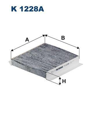 Filtron K1228A Cabin Air Filter Bipper Nemo 08-Doblo III Punto Fiorino Linea 06-Egea 15-Opel Combo 1 — Air & Cabin Filters