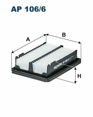 FILTRON AP106-6 Air Filter - 14-Jazz-Hr-V 1.3-1.5 — Air & Cabin Filters