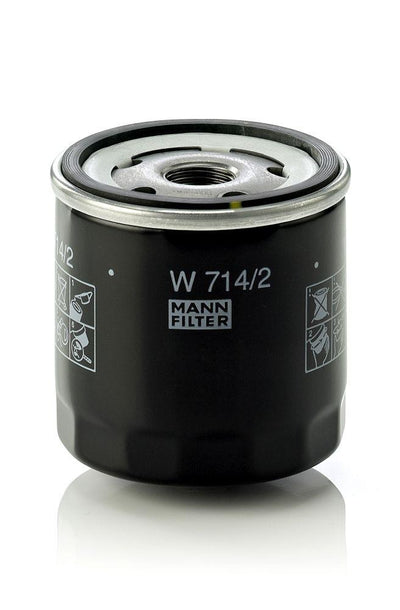 Mann W714-2 Oil Filter Fiat Uno (146_) 45 0.9-33 KW / 45 Ps-03.1983-09.1992 — Oil Filters