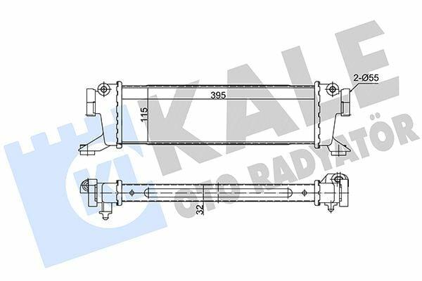 Kale Turbo Radiator - Compatible with Mercedes W168-W414 — Radiators & Fans