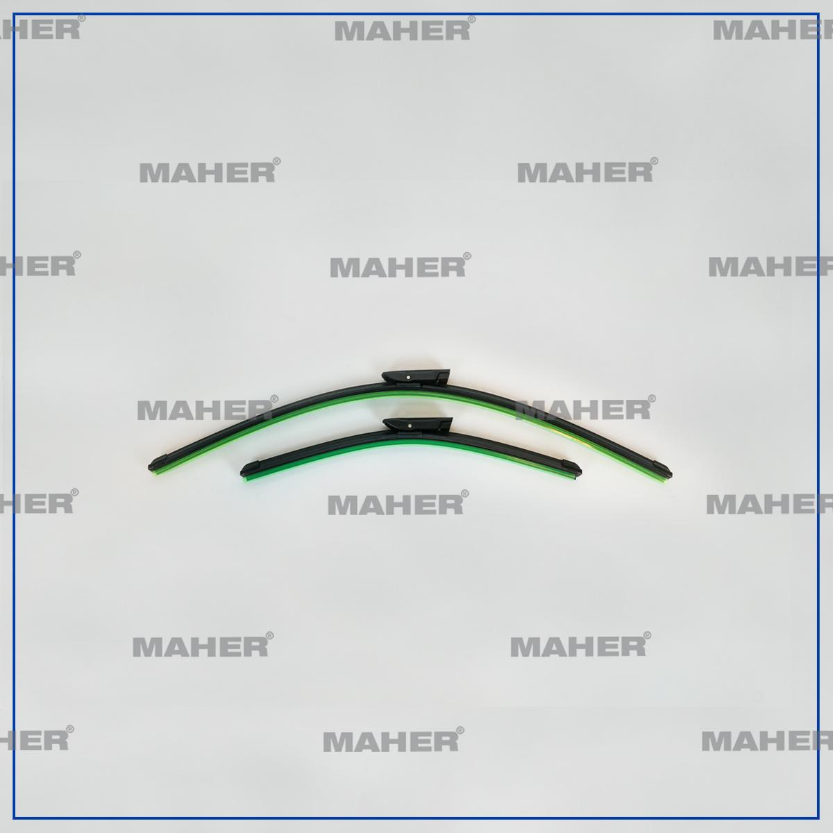 MAHER 30030 Wiper Blade Set Laguna III 07-15 / C3 II 09-16 Aerotwin A422s (650 + 400mm) — Wipers