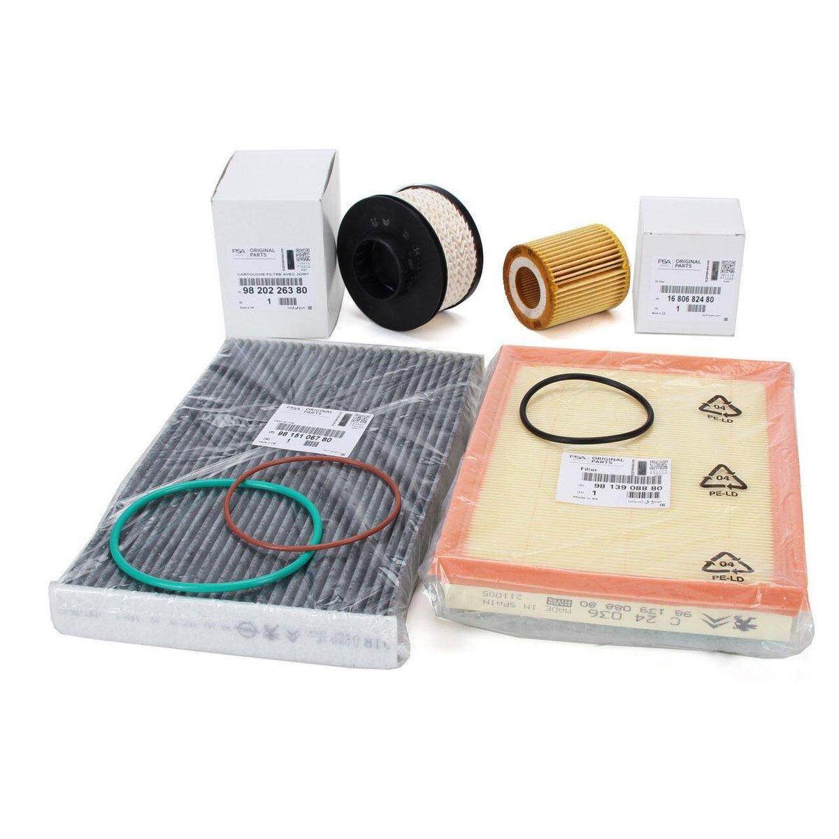 Opel Crossland X 1.5 Diesel Maintenance Filter Set — Maintenance & Service Kits