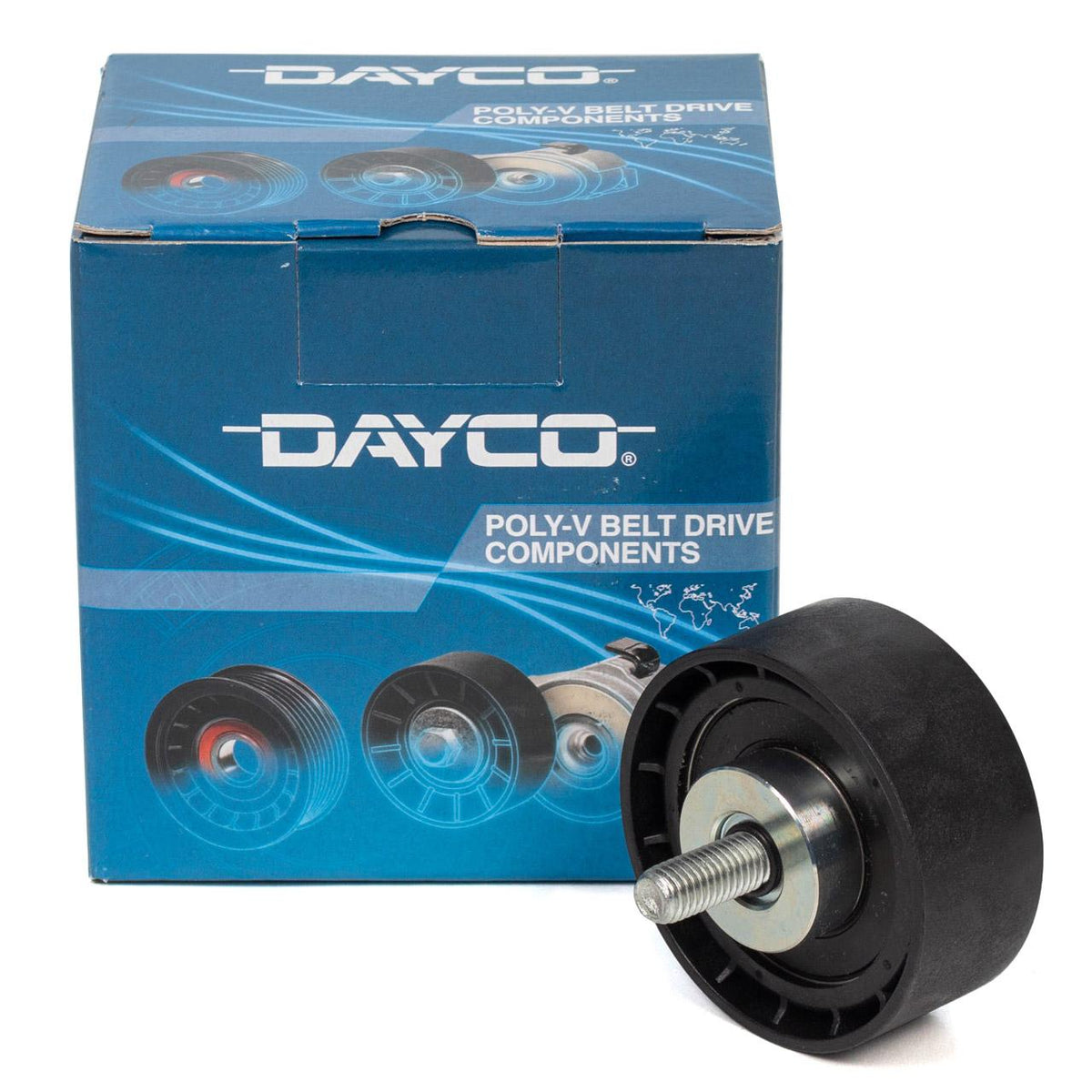 Dayco APV1074 V-Belt Tensioner (Alternator) Bearing Ducato Iveco Daily III Daily IV 2 — Pulleys & Tensioners
