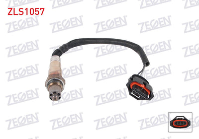Zegen ZLS1057 Lambda (Oxygen) Sensor 300 mm Opel Corsa C 1.0-1.2 (Z10xe-Z12xe) 2000-2006 / Agila A (H00) — Oxygen & Air-Fuel