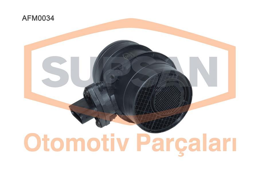 Supsan AFM0034 Air Debimetresi Volkswagen Caddy 20 TDI Golf 19 TDI Bmm Arl Asz Avf Avx (Bgw Bhw B — Engine Management Sensors