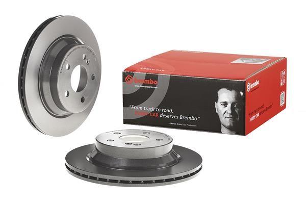 Brembo 09.A358.11 Brake Disc Rear Coated Sport (Mercedes W211-W212 / E320-E280-E350-E500-Glk Series) — Brake Rotors & Drums