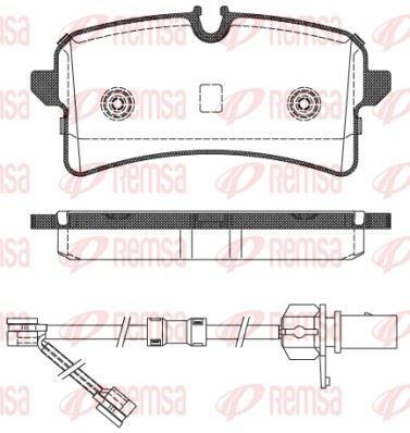 REMSA 1505.02 Brake Pad A8 4H_ 11 09 — Brake Pads