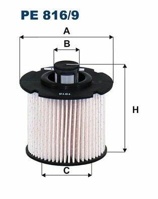 FILTRON PE816-9 Fuel Filter - Compatible with 14-Pt Models — Fuel Delivery