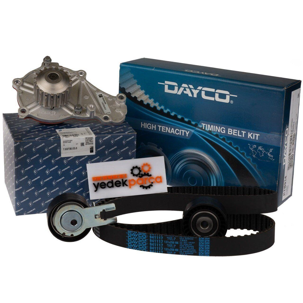 Dayco Peugeot 301 1.6 HDi Timing Belt and Water Pump Kit — Water Pump & Thermostat