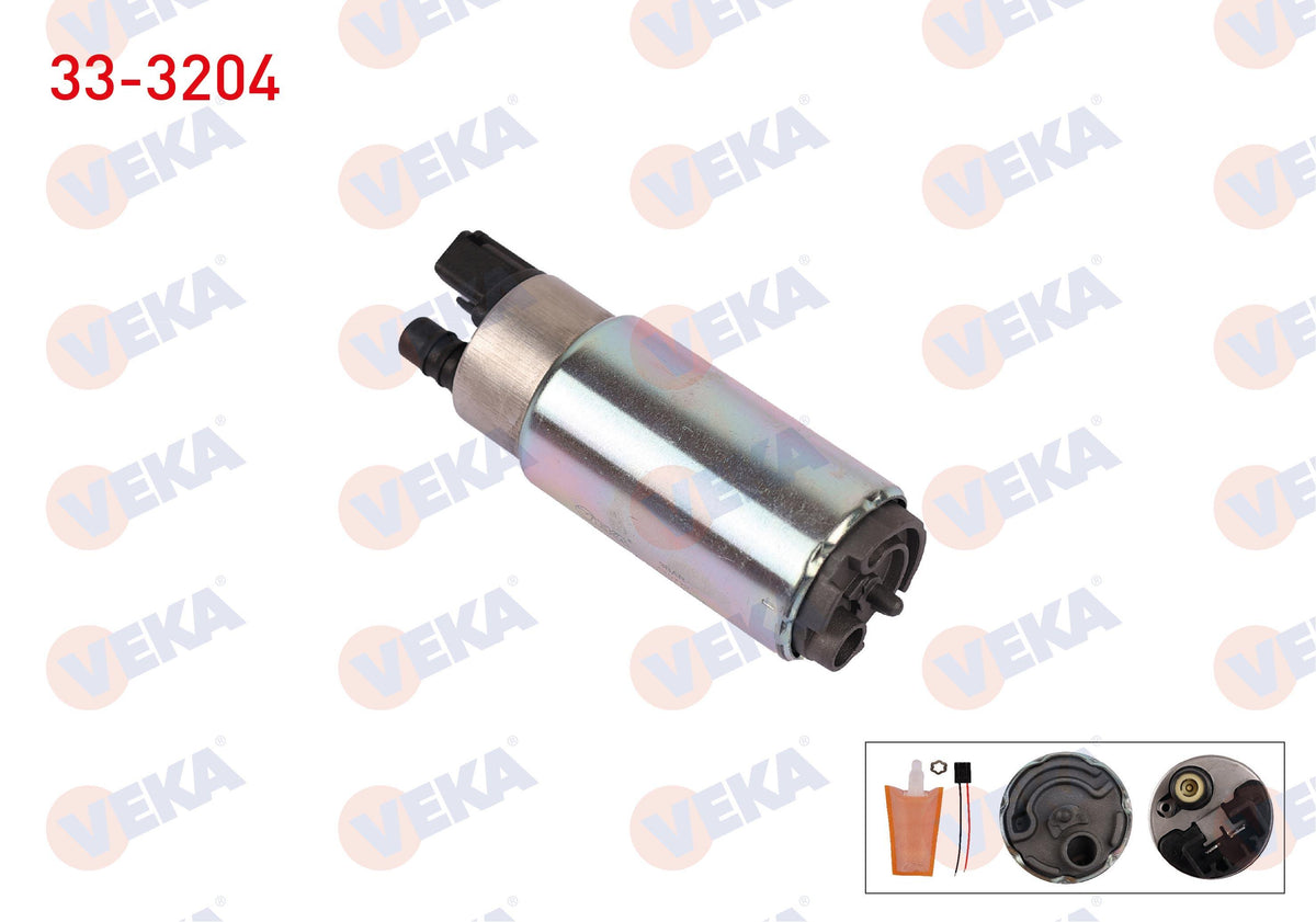 Veka 33-3204 Fuel Pump with Strainer Kablolu 3.3 Bar Opel Astra G 1.2 16V-1.4 16V-1.2 16V-1.8 16V-2.0 16V 199 — Fuel Delivery
