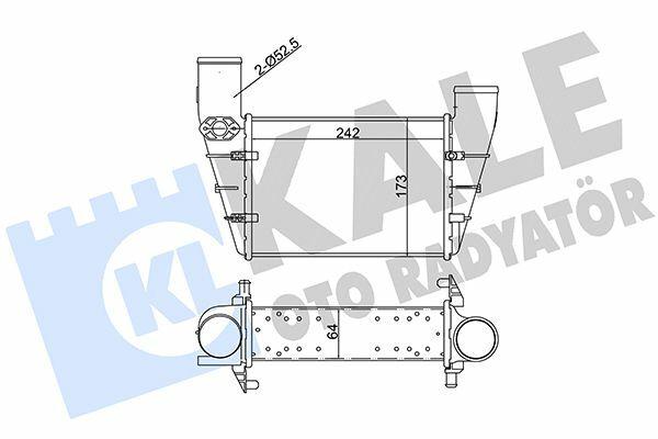 KALE Turbo Intercooler for 1996-2001 Passat, A4, A6 1.9 TDI — Turbo & Supercharger