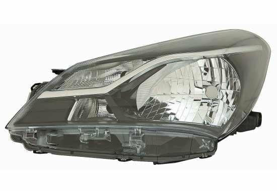 DEPO Right Headlight for 2017 Toyota Yaris - H4, WY21W — Headlights