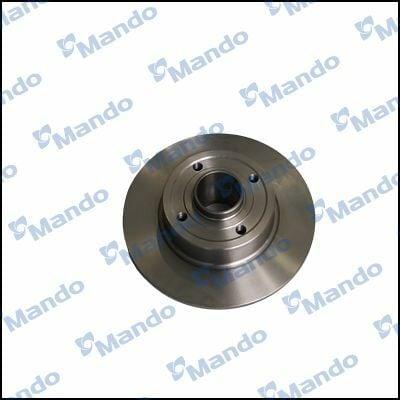 MANDO MBC035236 Rear Disc Brake - 2 Pack for 2004 Megane II & Clio III — Brake Rotors & Drums