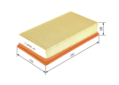 Bosch 1457433263 Air Filter Saab — Air & Cabin Filters