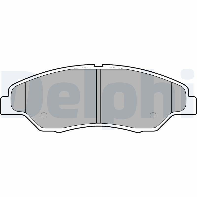 Delphi LP1634 Brake Pad Front 99-04 Sportage 2.0i Sportage 2.0I 16V 00 — Brake Pads