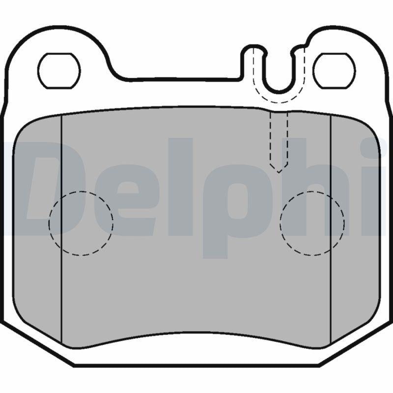 Delphi LP1705 Brake Pad Rear Mercedes M-Series (W163) Ml 270-430 98-05 — Brake Pads
