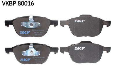 SKF VKBP80016 Brake Pad Front New Connect Chc 1.6 / 1.5 TDCi 15 > C-Max 06 > 11 10 > C-Max 06 > 11 03 > Kuga 13 — Brake Pads