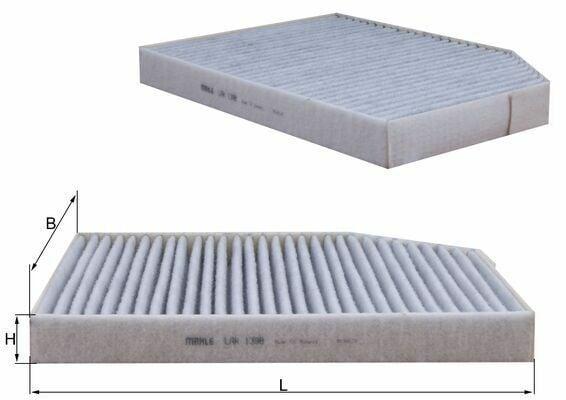 MAHLE LAK1398 - Active Carbon Cabin Filter for Left-Hand Drive Vehicles — Air & Cabin Filters