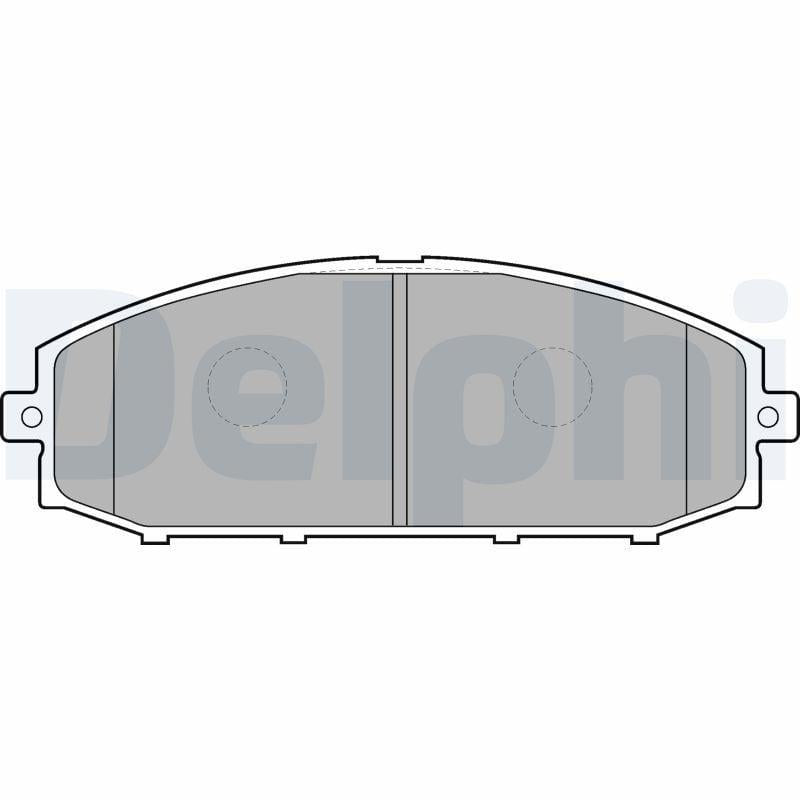 Delphi LP1305 Brake Pads - Nissan Patrol Y61