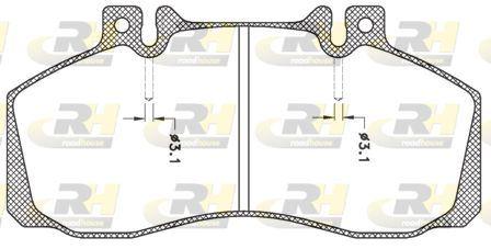 ROADHOUSE 2245.00 Brake Pad Front Db Van 508-609-709-711 86 — Brake Pads