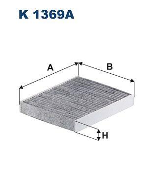 Filtron K1369A Cabin Air Filter Vitara-Sx4 S-Cross 1.4-1.6 DDiS 13- — Air & Cabin Filters
