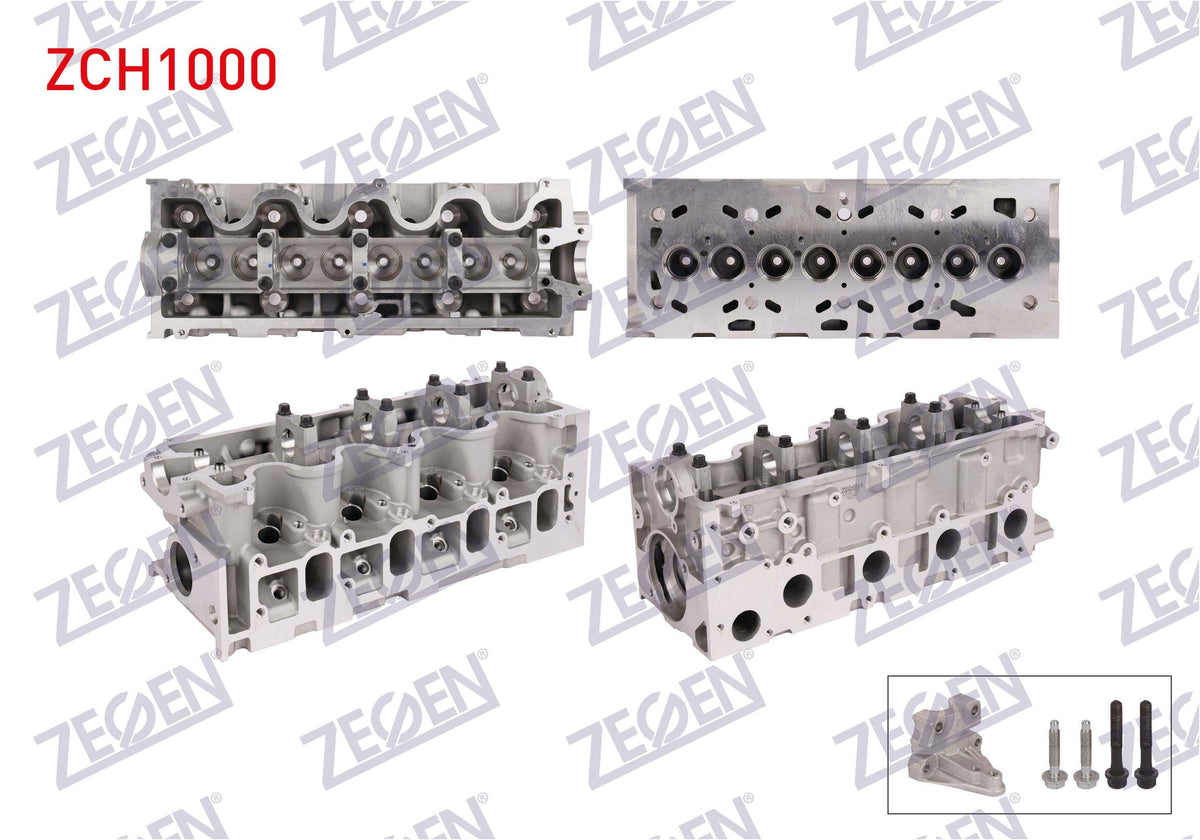 Zegen ZCH1000 Cylinder Head Fiat Doblo (119,223) 1.9 JTD 2001-2010 / Fiat Marea (185) 1.9 JTD 1996-20 — Cylinder Head & Block