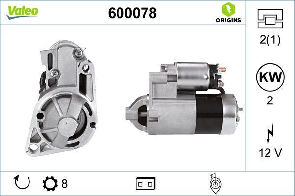 VALEO Starter Motor - Kia Carnival 2.5 Compatible — Starting & Charging