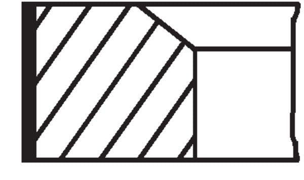 Mahle 02201N2 Piston Ring 0.50 Clio II/III Kangoo Megane II 1.5 dCi K9K 76-76.5mm — Pistons & Rotating