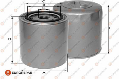Eurorepar 1682288280 Oil Filter VW Golf/Jetta/Passat AGR/AHU/ALE/ALH, A4/A6/Superb 1.8T 97-04 — Oil Filters