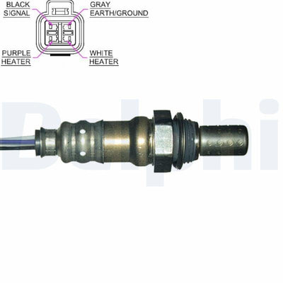 Delphi ES20158-12B1 Lambda Sensor Compatible with Hyundai Accent, Hyundai Getz — Oxygen & Air-Fuel