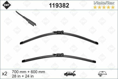 SWF 119382 Windshield Wiper Blade Set - 70 & 60 cm — Wipers