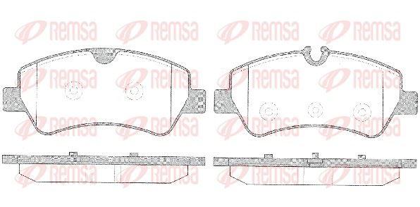REMSA 1521.00 Brake Pad Transit Tourneo Custom 12 — Brake Pads